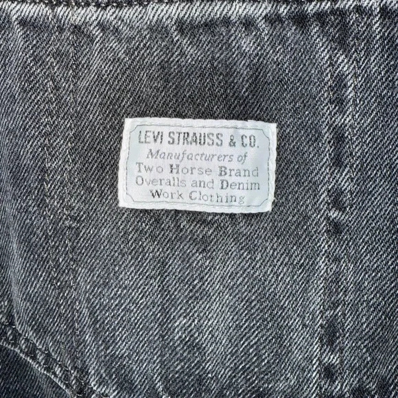 Levi’s Black Denim Overalls - Picture 3 of 6